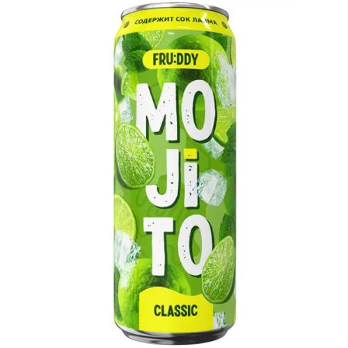 Напиток сильногазированный Fruddy Mojito классический, ЮБК, 0.45 л