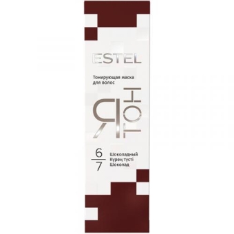 Маска тонирующая Estel Ятон для волос, 6/7 шоколадный, ЭСТЕЛЬ, 60 мл