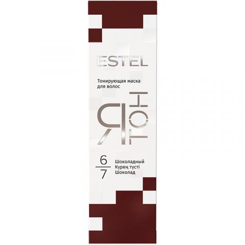 Маска тонирующая Estel Ятон для волос, 6/7 шоколадный, ЭСТЕЛЬ, 60 мл