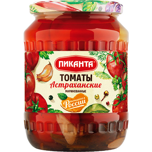 Томаты Пиканта Астраханские маринованные, Пиканта, 670 г