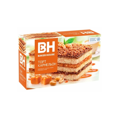 Торт бисквитный «Кармельон», Бейкер Хаус, 350 г