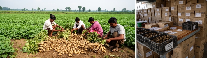 В Мегхалае ARC-технология выжила с 70% до 90% и вывела фермеров на стабильные продажи картофеля