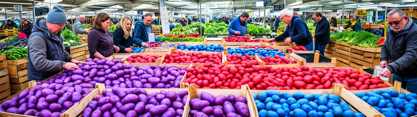 Цветной картофель из Беларуси: цены, спрос и выгода | agroparkspb.ru