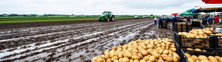 Калининград утопил 1700 гектаров картошки: как это ударит по ценам в Питере