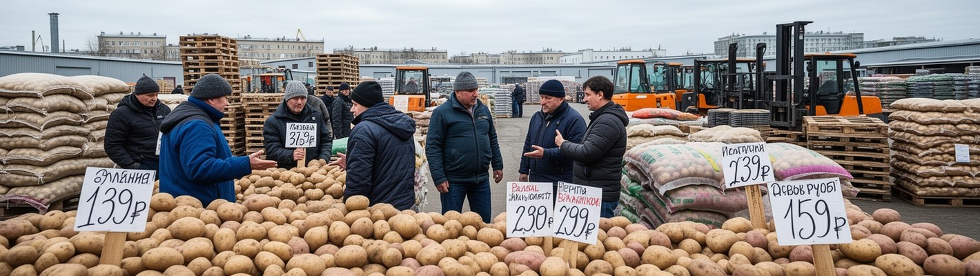 Картофель по 19–21 ₽: что будет с оптовыми ценами | agroparkspb.ru