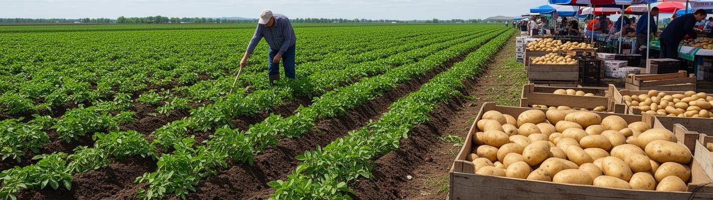 Картофель: 2 окучивания, калибр и цена опта | agroparkspb.ru