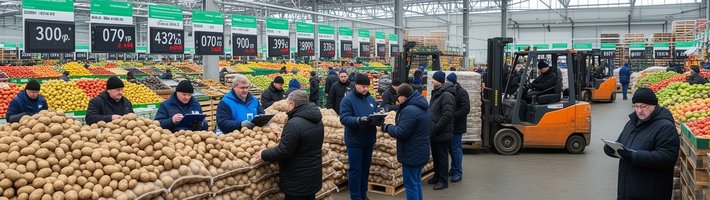 Картофельный рынок качнуло: импорт в РФ вырос до 850 тыс. тонн, доля на полке — до 30–40%