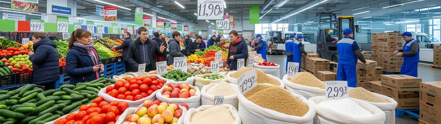 Крепкий рубль и цены на продукты: что ждать опту в СПб | agroparkspb.ru