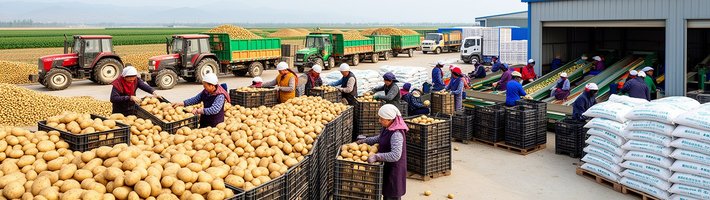 В Китае собрали рекордный картофель: 4 тонны с му и +1000 юаней дохода на участок