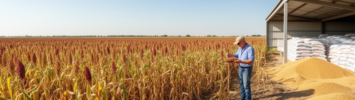 Сорго бьёт по жаре: 59,6 ц/га, 50% экономии воды и меньше микотоксинов на кормах