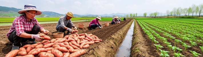 Сынань: 90 тонн семенного батата в работе, посадка на 3800 му и срывов сбыта не ожидают