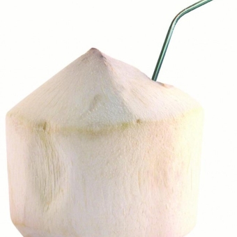 Кокос молодой с трубочкой