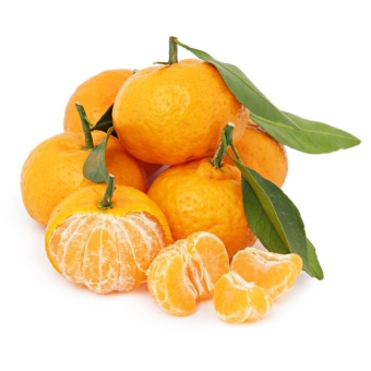 Мандарины Китай с листом